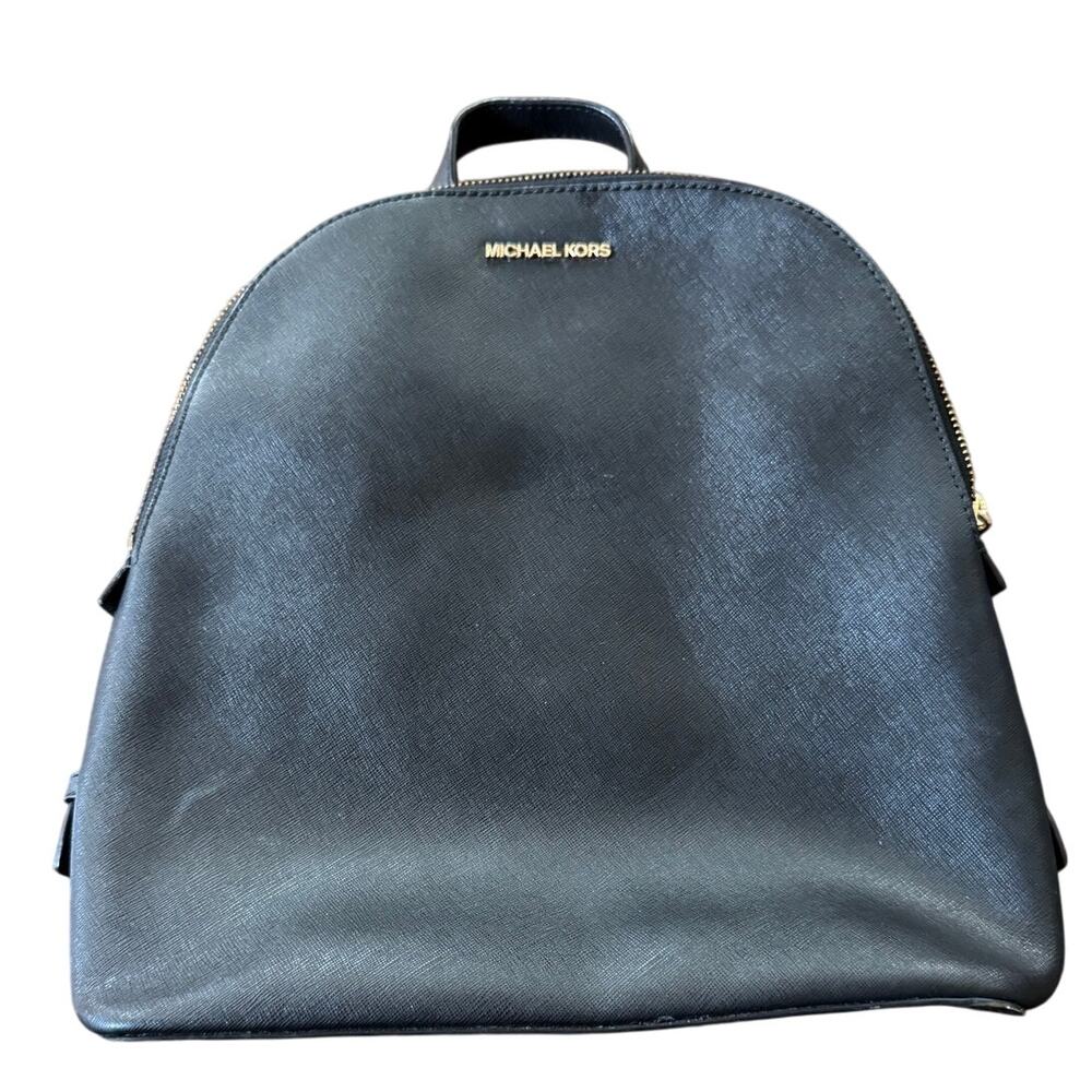 Michael Kors SOLD OUT Cindy Leather Backpack Black $298 retail